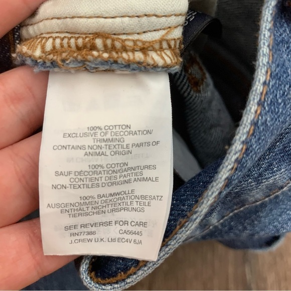 Madewell womens blue the perfect summer jean distressed knee districted edition - Picture 3 of 10